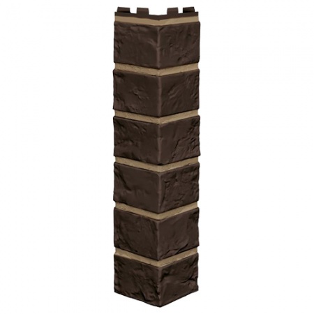 Угол Vilo со швом Brick (Кирпич)  Dark Brown - Темно-коричневый