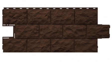 Фасадные панели Fineber Дачный Доломит Темно-коричневый