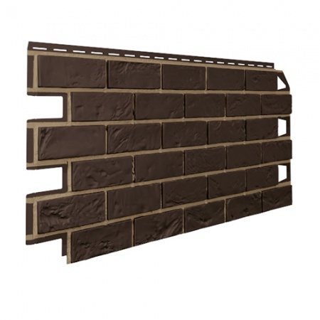 Фасадная панель Vilo Brick (Кирпич) со швом Dark Brown - Темно-коричневый
