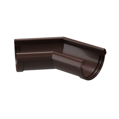 Угол желоба универсальный 135гр. Docke Lux Шоколад